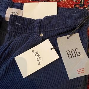 BDG Blue Corduroy wide- leg pants, size 8
